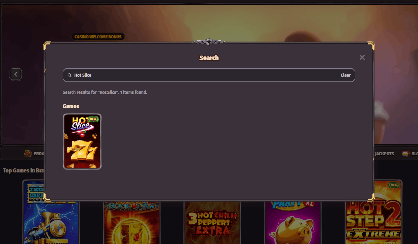 Schritt 4 — Coin Bandit in der Spielsuche finden